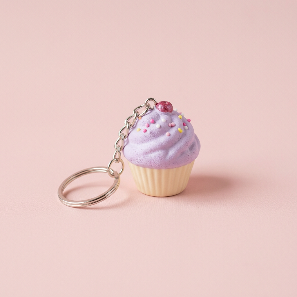 Scrunchems Cupcake Keyring