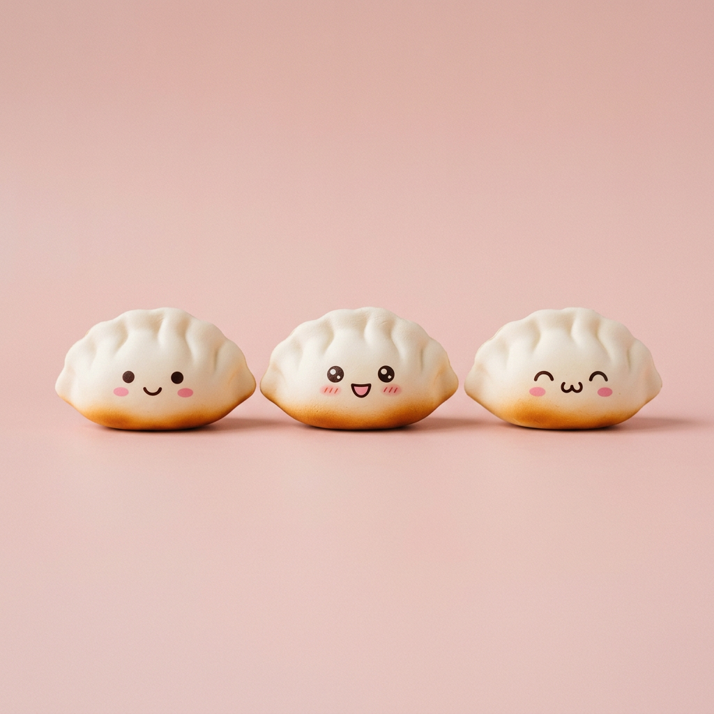 3PK Gyozas Kawaii Foodiez