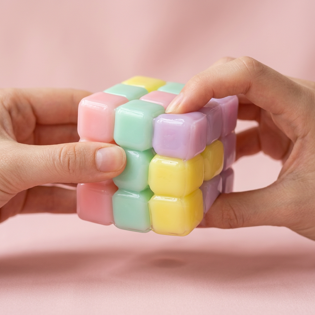 Scrunchems Sticky Squishy Puzzle Cube